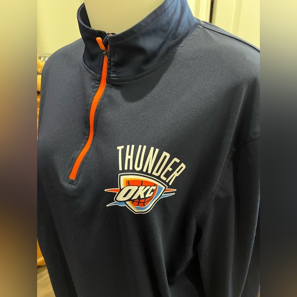 NBA OKC THUNDER  Mens Long Sleeve pullover Size Large - Picture 6 of 7